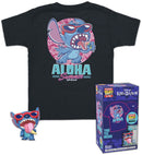 Childrens Disney Stitch T-shirt with Mini Funko Pocket POP
