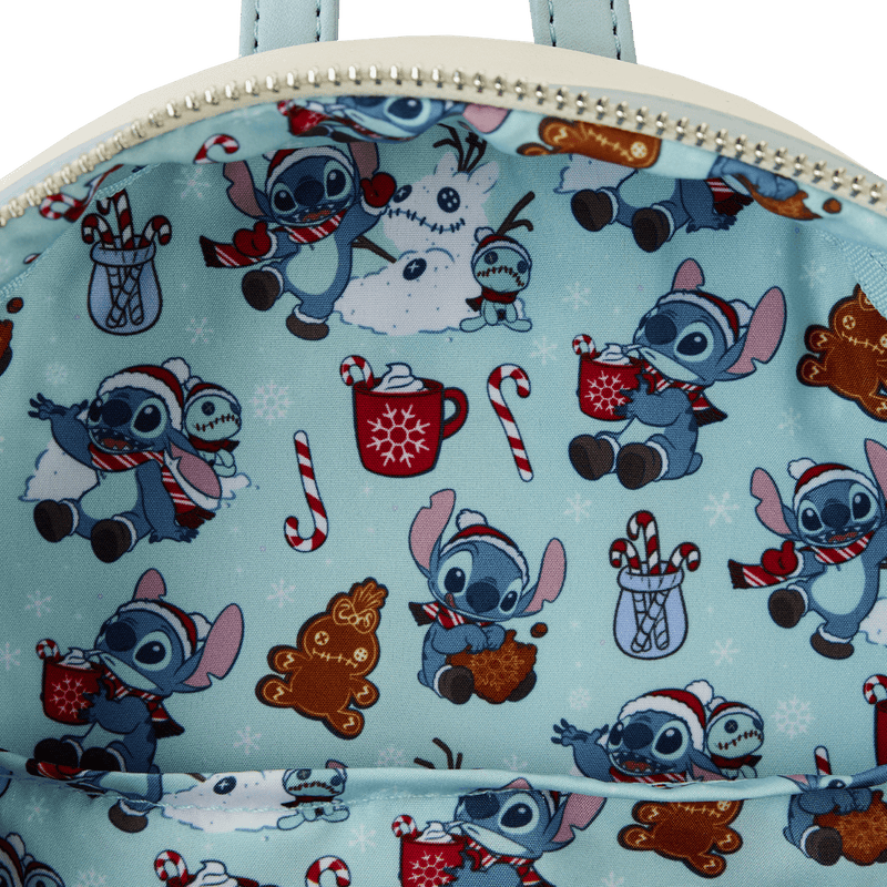 Stitch Loungefly Christmas Snow Angel Bag