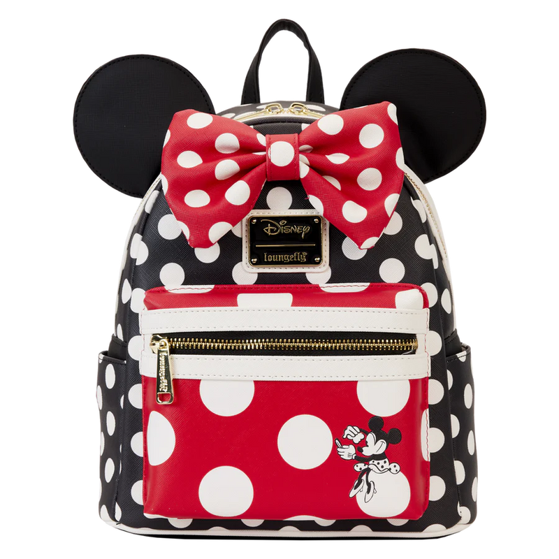Disney Loungefly Minnie Rocks the Dots Backpack