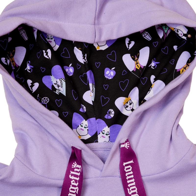 Loungefly Disney Villains Curse your Hearts Hoodie