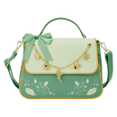 Disney Peter Pan Holiday Sequin Tinkerbell Crossbody Loungefly Handbag
