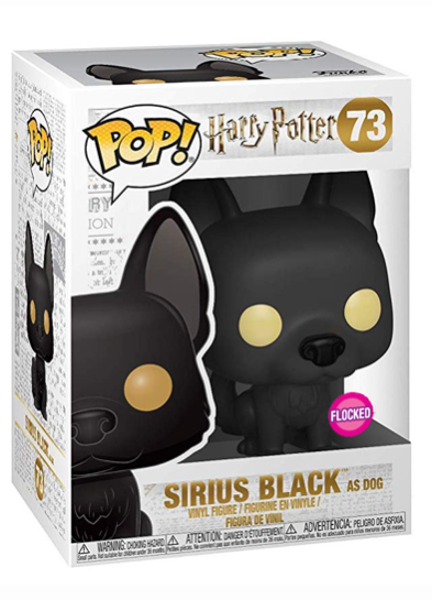 Sirius Black Dog Flocked