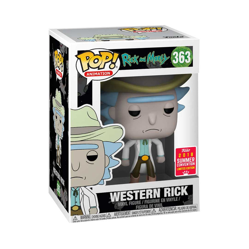 Rick and Morty Western Rick SDCC Funko POP Exclusive
