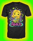 Disney Alice in Wonderland Black Light POP Tee