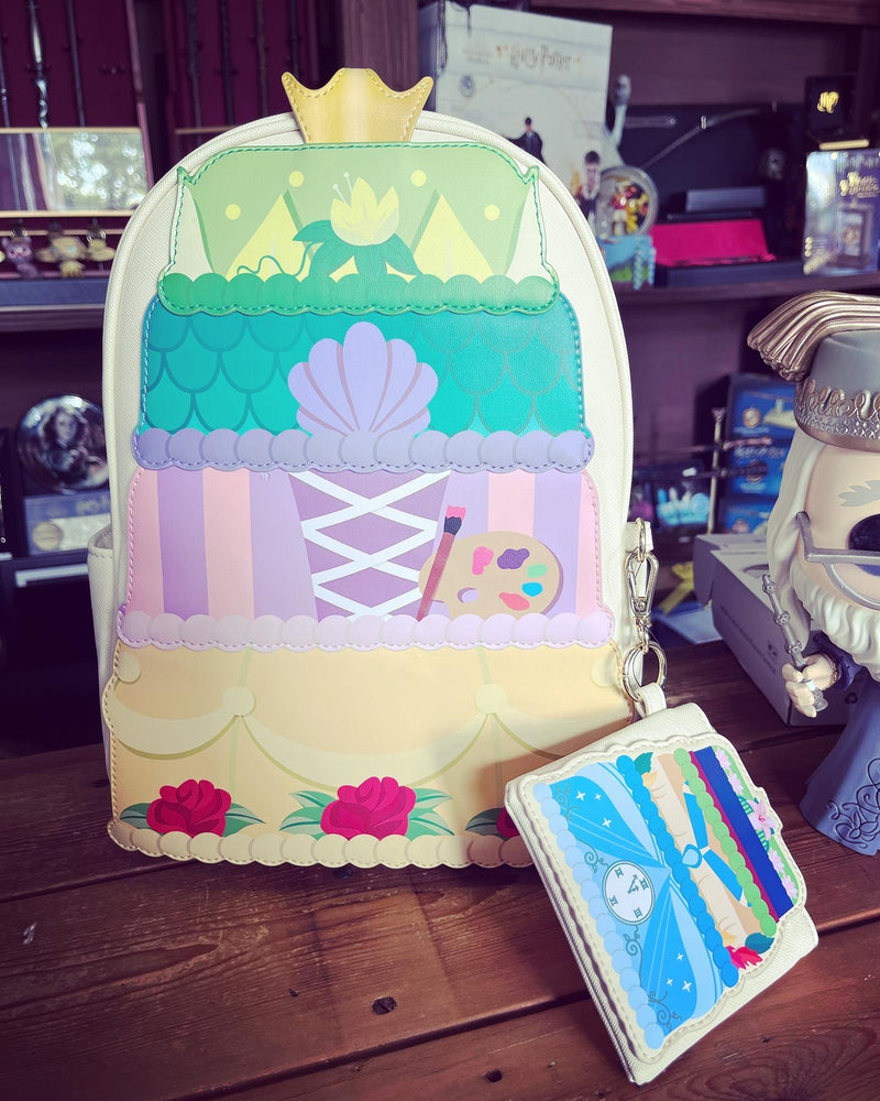 disney princess cakes mini backpack Disney Princess Layer Cake Loungefly Backpack