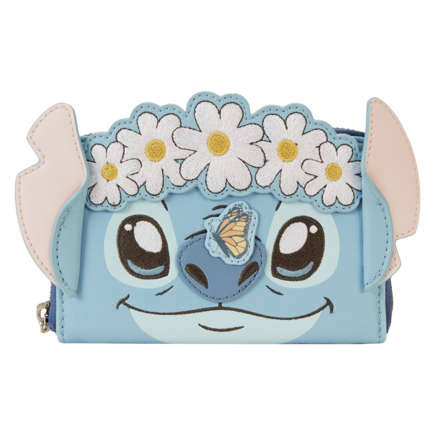 DISNEY LILO AND STITCH SPRINGTIME STITCH LOUNGEFLY WALLET