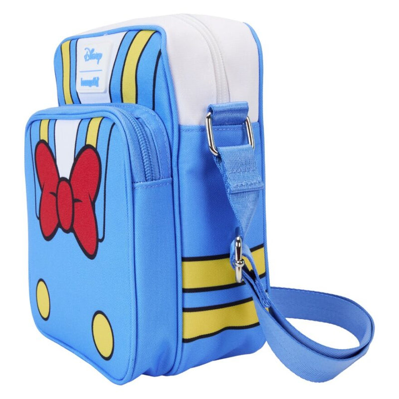 Disney Donald Duck 90th Anniversary Nylon Loungefly Passport Bag