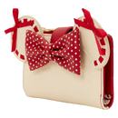 Disney Minnie Mouse Rocks the Dots Coquette Flap Wallet Purse