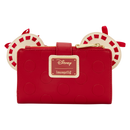 Disney Minnie Mouse Rocks the Dots Coquette Flap Wallet Purse