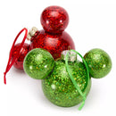 Disney Iconic Mickey Mouse Christmas Bauble Decoration set of 4