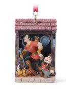 Disney Beauty and the Beast Gaston and LeFou Sketchbook Christmas tree Ornament