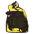 Disney Rapunzel Tangled Glow in the dark Loungefly pin traders Backpack