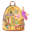 Disney Rapunzel Tangled Glow in the dark Loungefly pin traders Backpack