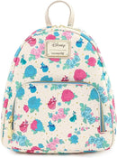 Disney Sleeping Beauty Fairy Godmother Pink Blue Loungefly Backpack