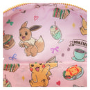Pokemon Eevee and Pikachu Loungefly backpack