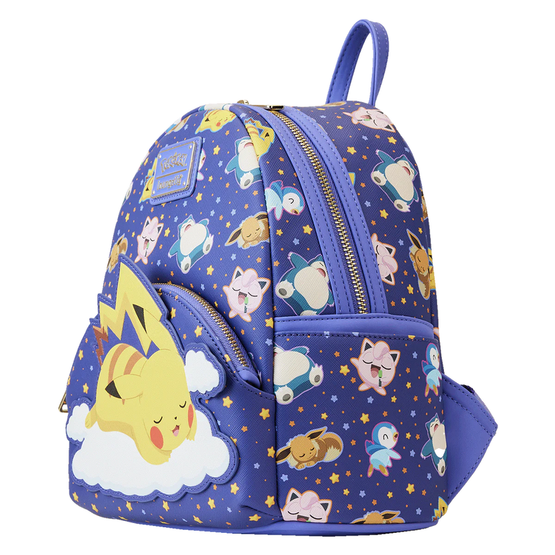 Pokemon Sleeping Pikachu & Friends Loungefly Backpack