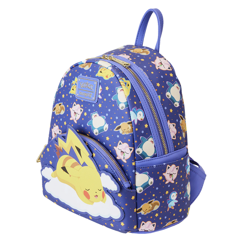 Pokemon Sleeping Pikachu & Friends Loungefly Backpack