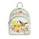 Pokemon Pikachu & Eevee Floral Loungefly Backpack