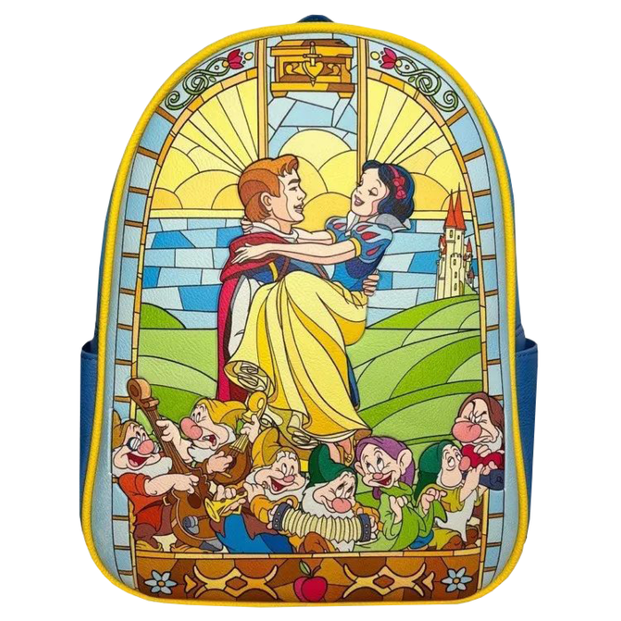 Disney Snow White stain glass loungefly backpack