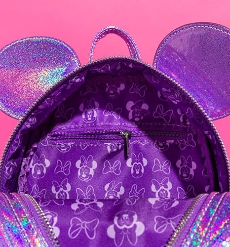 Minnie Mouse Purple sequin Loungefly bag