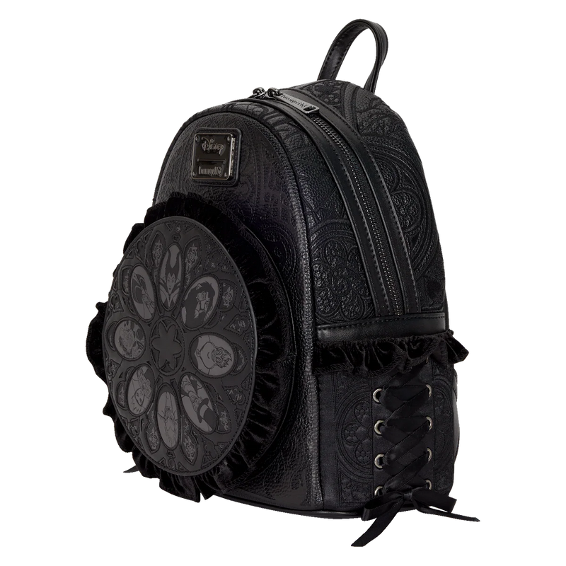 Disney Villains Black Velvet Loungefly Backpack