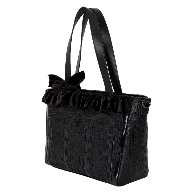 Disney Villains Black Velvet Tote Bag