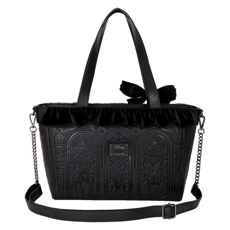 Disney Villains Black Velvet Tote Bag