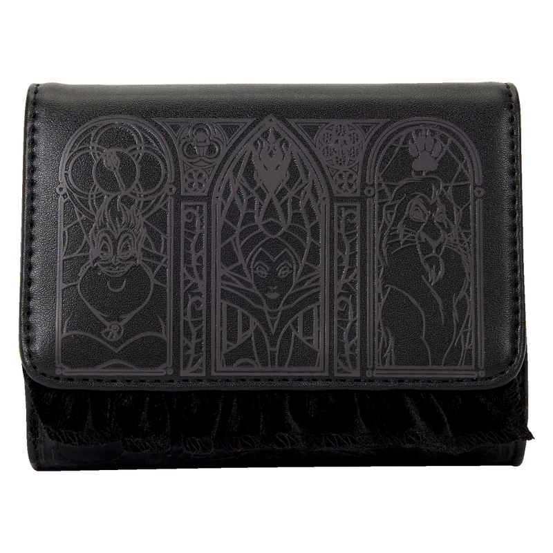 Disney Villains Black Velvet Wallet Purse