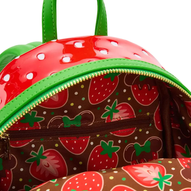 Disney Minnie Mouse Chocolate Strawberry Scented Loungefly Backpack