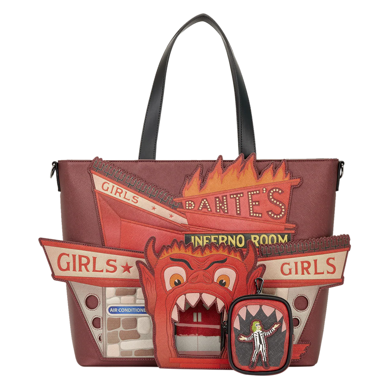 Beetlejuice Dante’s Inferno Room Loungefly Tote bag