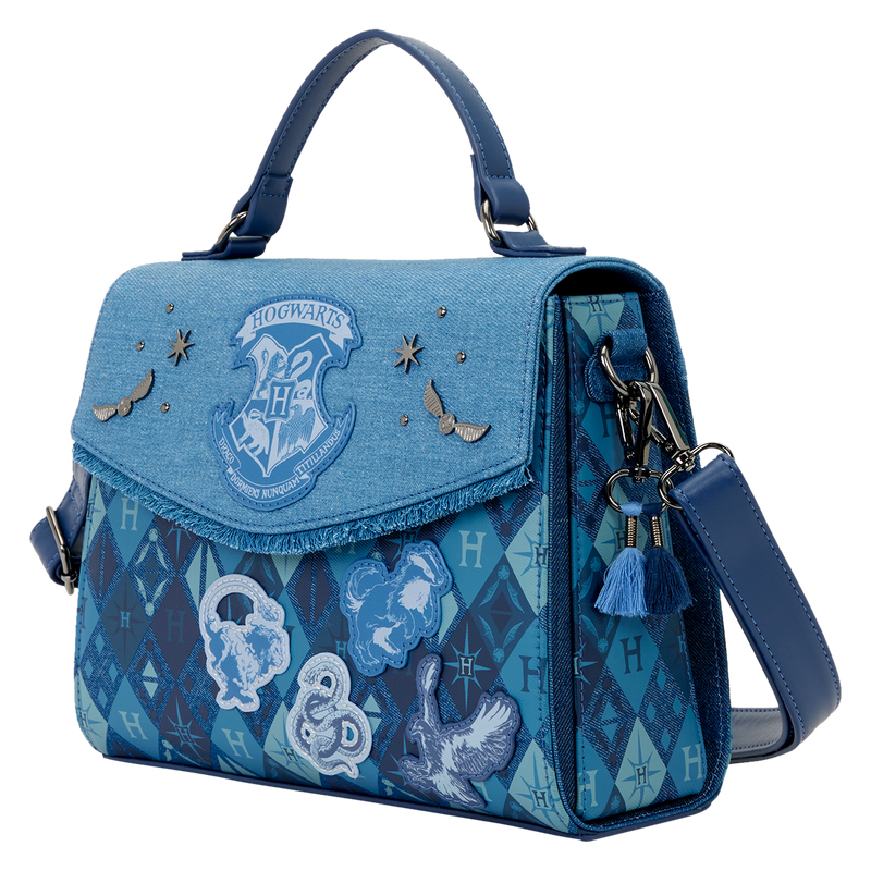 Harry Potter Handbag Hogwarts Denim Loungefly Bag