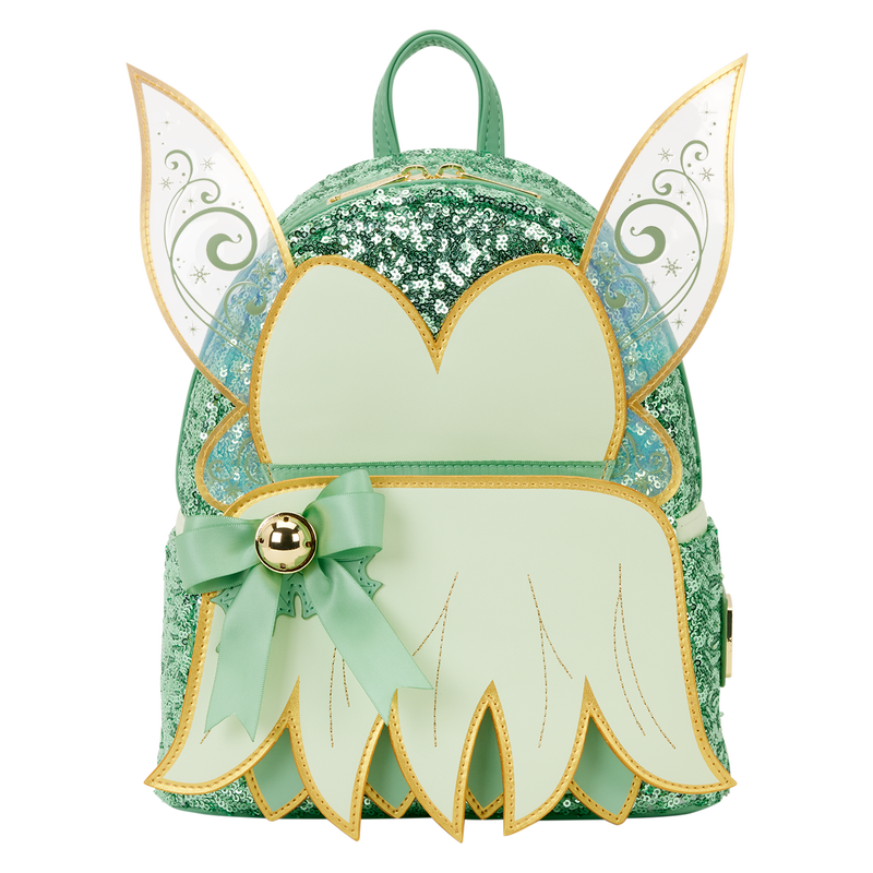 Disney Peter Pan Holiday Sequin Tinker Bell Loungefly Backpack
