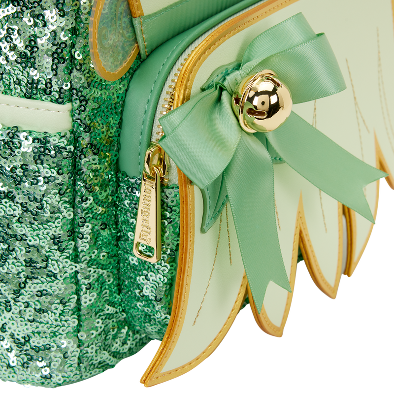 Disney Peter Pan Holiday Sequin Tinker Bell Loungefly Backpack