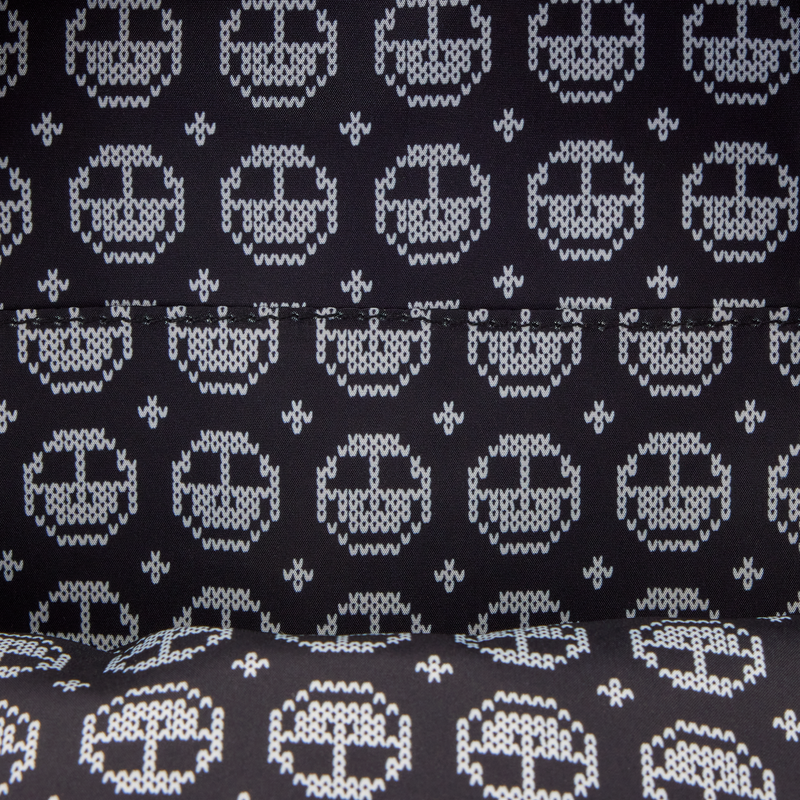Nightmare Before Christmas Jack Skellington Pumpkin King Loungefly Reversible Sequin Tote Bag