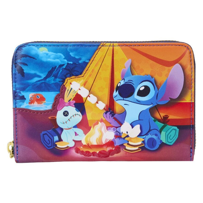 Disney Lilo and Stitch Loungefly Camping Cutes Wallet Purse