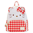 Sanrio Hello Kitty Gingham Fluffy Loungefly Backpack