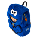 Sesame Street Cookie Monster Loungefy Backpack - Super Fluffy