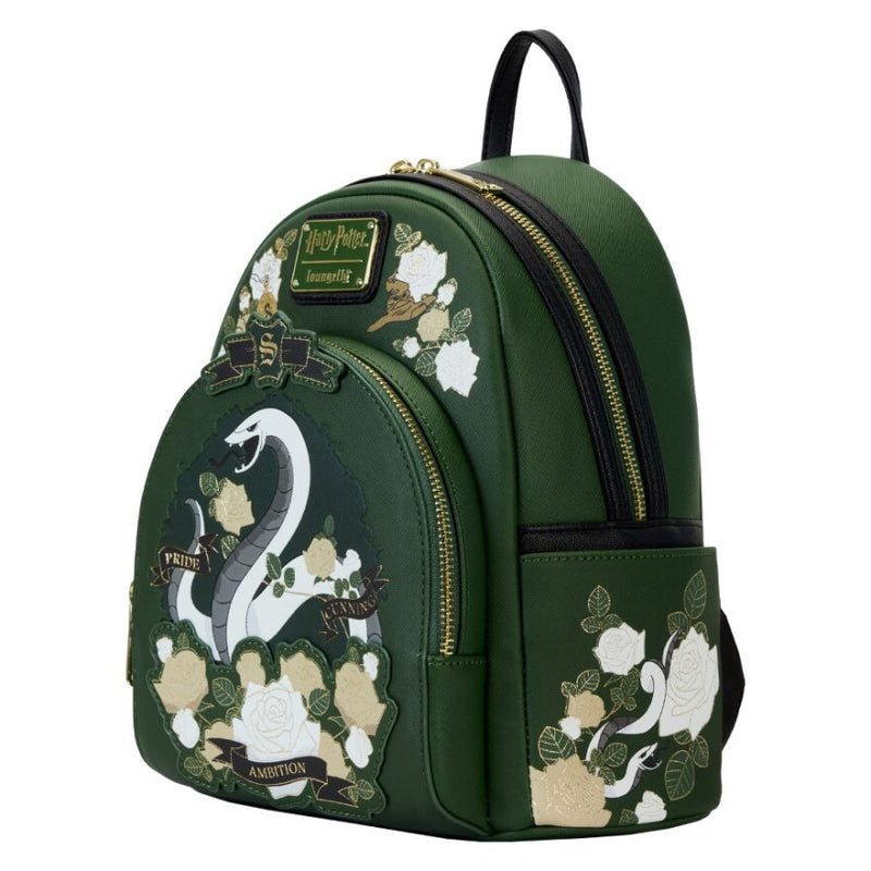 HARRY POTTER SLYTHERIN HOUSE TATTOO LOUNGEFLY BACKPACK
