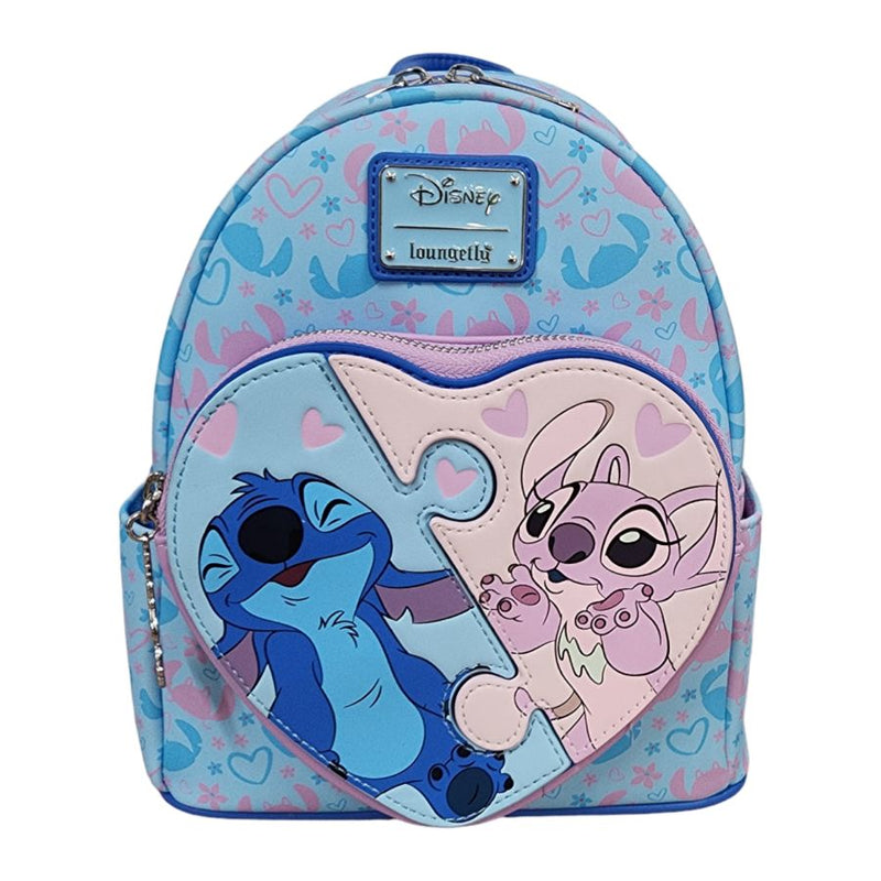 Disney Stitch and Angel Loungefly Puzzle Backpack