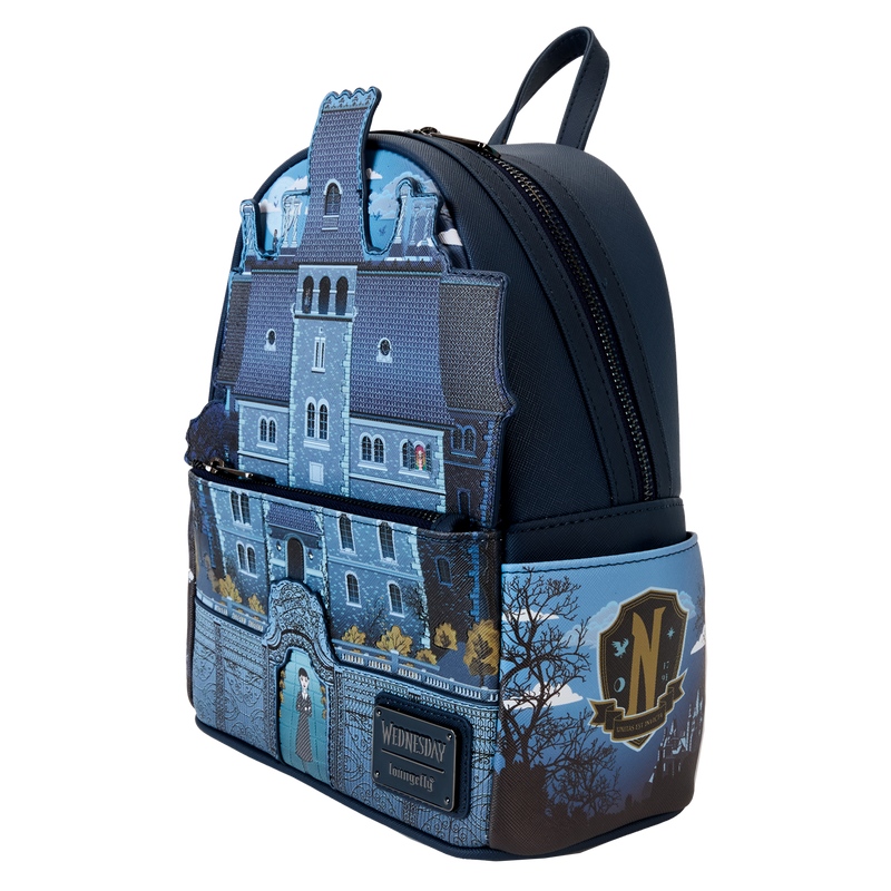 Loungefly Wednesday Nevermore Academy Backpack