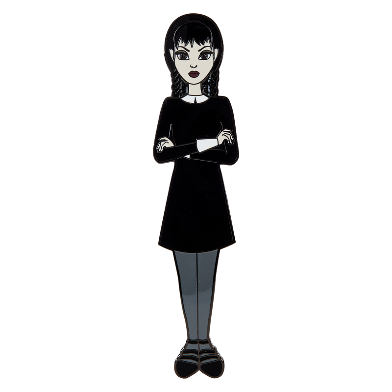 Loungefly Wednesday Addams Paper Doll Pin