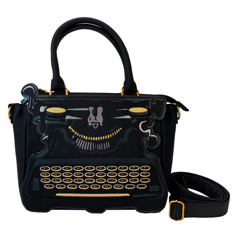 Loungefly Wednesday Addams Typewriter Crossbody Bag