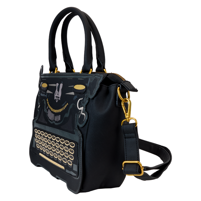 Loungefly Wednesday Addams Typewriter Crossbody Bag