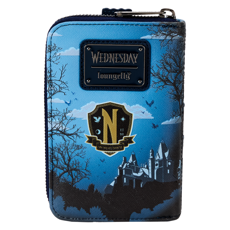 Wednesday Nevermore Castle Loungefly Wallet