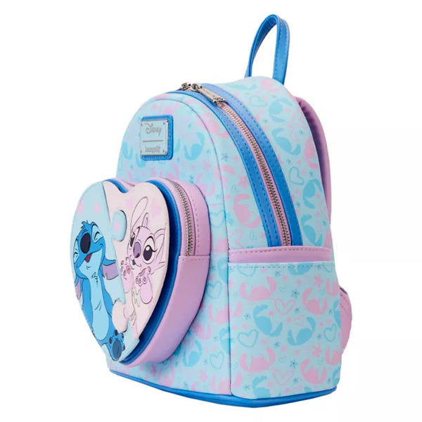 Disney Stitch and Angel Loungefly Puzzle Backpack display picture 2