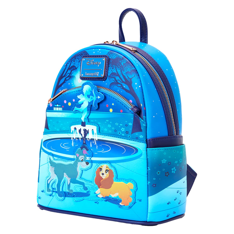 Disney Lady And The Tramp 70th Anniversary Loungefly Backpack