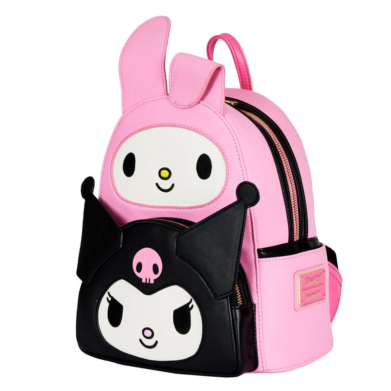 Sanrio My Melody and Kuromi Double Pocket Loungefly Backpack