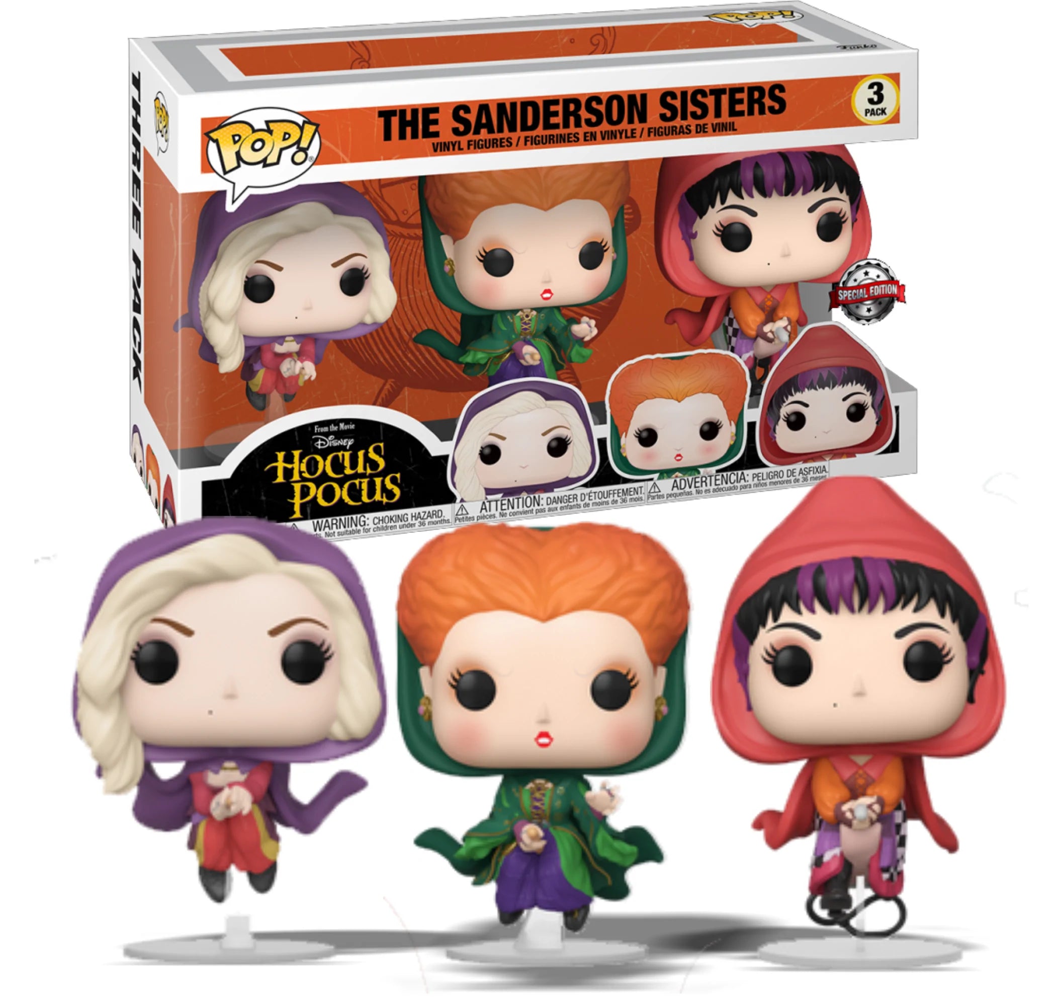 Hocus Pocus Sanderson Sisters Funko POP 3 Pack