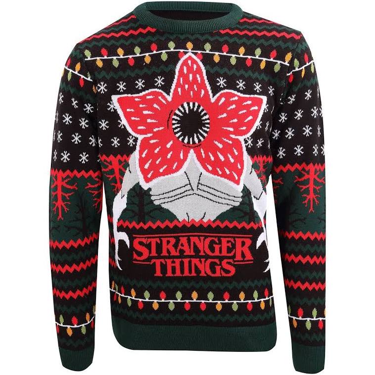 Demogorgon Stranger Things Christmas Jumper | Adult Knitted Jumper