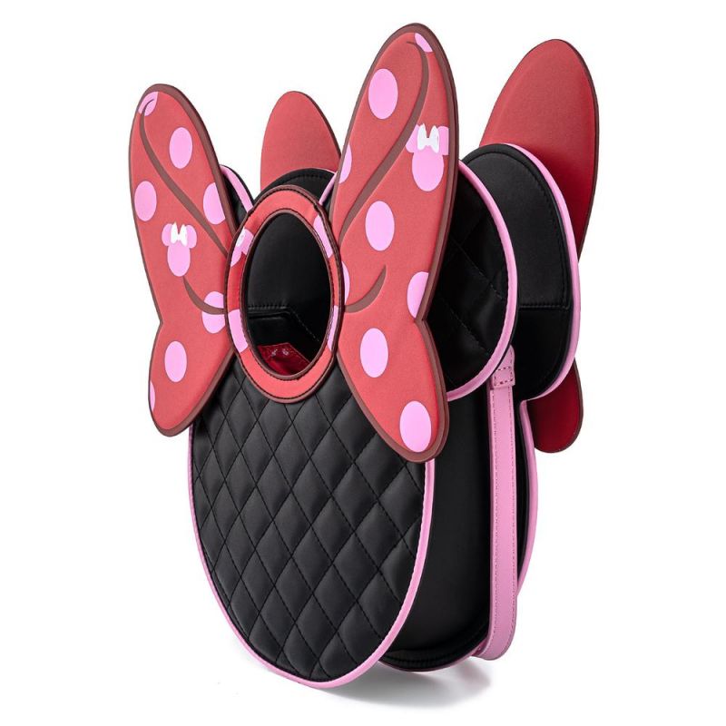 Disney Minnie Mouse Loungefly Quilted Polkadot Bow Bag